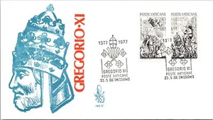 Vatican FDC 1977 - Gregory XI Vatican Post - F30747 - Picture 1 of 2
