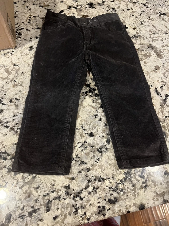 Pantalones de Pana Knuckleheads Niños Negros 2T Boutique Street Wear Nuevos con Etiquetas Anuncio Cintura Foto 1 de 4