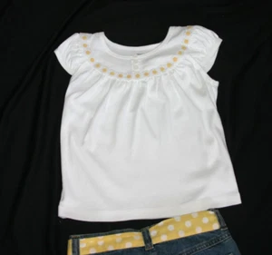 Gymboree LADY DAISY CHAIN White Knit Top  NWT 8 - Picture 1 of 4