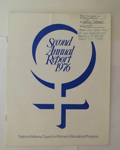 National Advisory Council on Women's Educational Programs Annual Report 1976 - Picture 1 of 5
