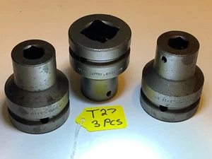 3-PCS-APEX BW INDUSTRIAL 1"-IMPACT HEX BIT DRIVER- 5/8" PWR.BIT USA - Picture 1 of 2