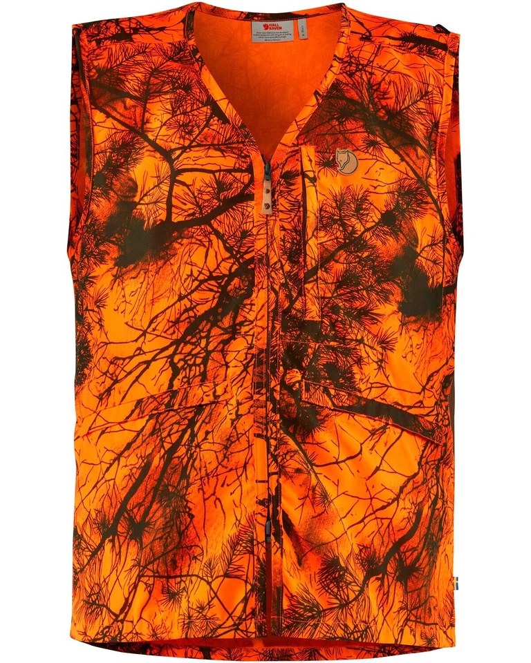 Fjällräven Signalweste Värmland Jagdwesten|Warnwesten, Warnwesten Herren NEU - Bild 1 von 1