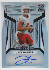 2023 LEAF METAL JAKE HAENER RC /10 AUTO SILVER AUTOGRAPH #BA-JH1 FRESNO STATE