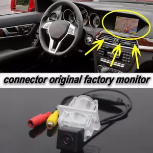 HD Rear View Reversing Camera For Mercedes Benz C/E Class W204 W212 W207 C207 - Picture 1 of 7