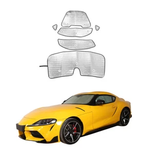 6PCS Full-window Glass Sun Block Occlude Trim For Toyota Supra - Imagen 1 de 7
