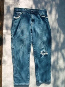 Dickies Mens Jeans 35 x 30 Trashed Worn   Same Day Shipping - Picture 1 of 6