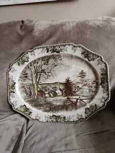 Johnson Brothers Friendly Village Türkei Platte 20"x16" mit schöner Grafik - Bild 1 von 6