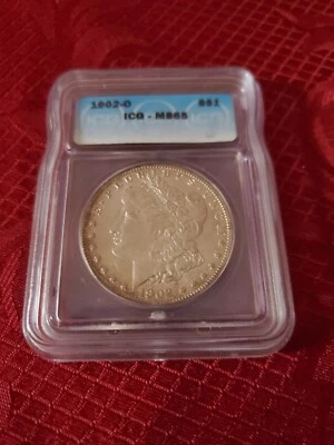 1902 O morgan silver dollar ms65 ICG  - Image 1 of 4