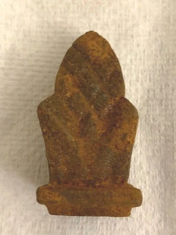 Vintage Cast Iron Pine Cone Fence Post Topper Finial  2" FREE SHIP Cover