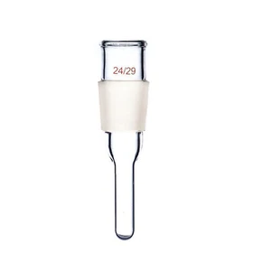24/29 Glass Thermometer Adapter 50mm Stem Wide Open Mouth Lab Glassware - Picture 1 of 1
