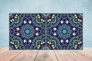 Marokkanische Keramikfliesen mit marokkanischem Design 2er Set Backsplash Fliesen - Bild 1 von 6
