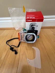 CANON WP-DC38 DIGITAL CAMERA WATERPROOF CASE 40M/130ft - Photo 1/9