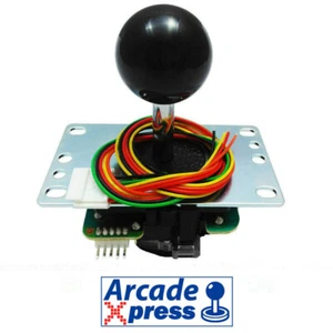 Sanwa JLF TP 8YT Joystick Arcade Original PCB Black Negro Game MAME Jamma DIY - Picture 1 of 4