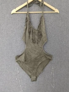 Codigo Fransen Body Damen Farbe Olivgrau Größe M - Bild 1 von 8