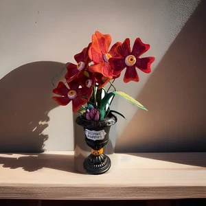 Halloween Hyde & Eek 16"T "Peeping Poppies Spooky Eyeballs Succulent Plant Decor - Picture 1 of 5
