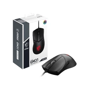 MSI CLUTCH GM31 LIGHTWEIGHT Gaming Mouse - 12000 DPI Optical Sensor, Right-Hande - Picture 1 of 8