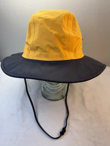 LL BEAN Yellow Bucket Hat Gore-Tex - Picture 1 of 6