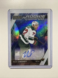 NICK SWANEY 2023-24 O-PEE-CHEE PLATINUM COSMIC ROOKIE AUTO /65 - Picture 1 of 2