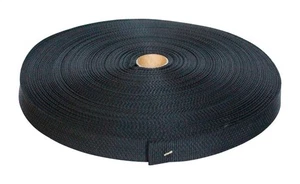 Bulk-Strap 1034 Polypropylene Black 200 lbs. Capacity Webbing 3/4 in. x 300 ft. - Picture 1 of 1