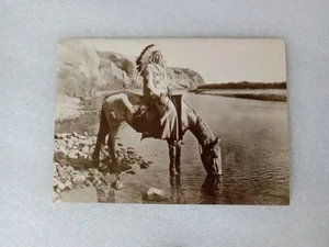Edward Curtis Native American Print GREETING CARD Photography, 1976 - Picture 1 of 4