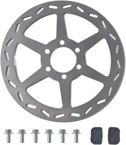 180mm Mini Bike Disc Brake Rotor with Pads Replacement for Baja Doodle Bug... - Foto 1 di 6