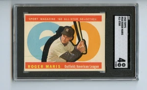 1960 Topps Roger Maris New York Yankees AS #565 ⭐️💥🎯 SGC Graded 4 - Picture 1 of 2