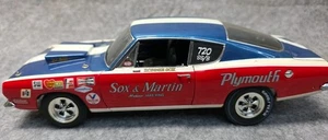  Die-cast Promotions Sox & Martin 1968 Plymouth Hemi Barracuda 340 ohne Kartonfehler  - Bild 1 von 18