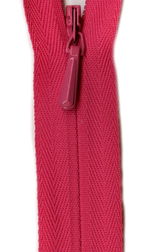 YKK (U79-516) Unique Invisible Zipper 9" U79 516 Fuchsia YKK#3 - Image 1 of 1