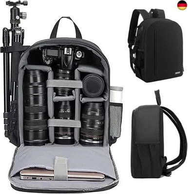 CADeN Kamerarucksack Camera Backpack Wasserabweisend Kameratasche Fototasche - Bild 1 von 4