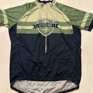 Primal Radtrikot Herren Gr. XL Bekleidung grün schwarz 3/4 Reißverschluss Gesäßtaschen - Bild 1 von 11