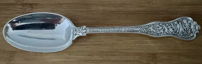 TIFFANY OLYMPIAN STERLING 6” TEASPOON CRISP OLD ONE BEAUTIFUL NO MONOGRAM - Image 1 of 4