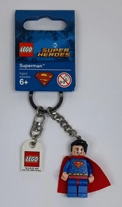 Lego Super Heroes Superman Keychain Minifigures DC Man Of Steel 853952 - Picture 1 of 3