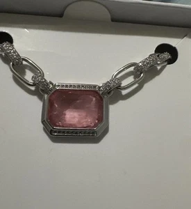 BP Mental Health Awareness Necklace~You Are A Reflection Of Love~ Rs Qtz-Dk Rblt - Picture 1 of 4