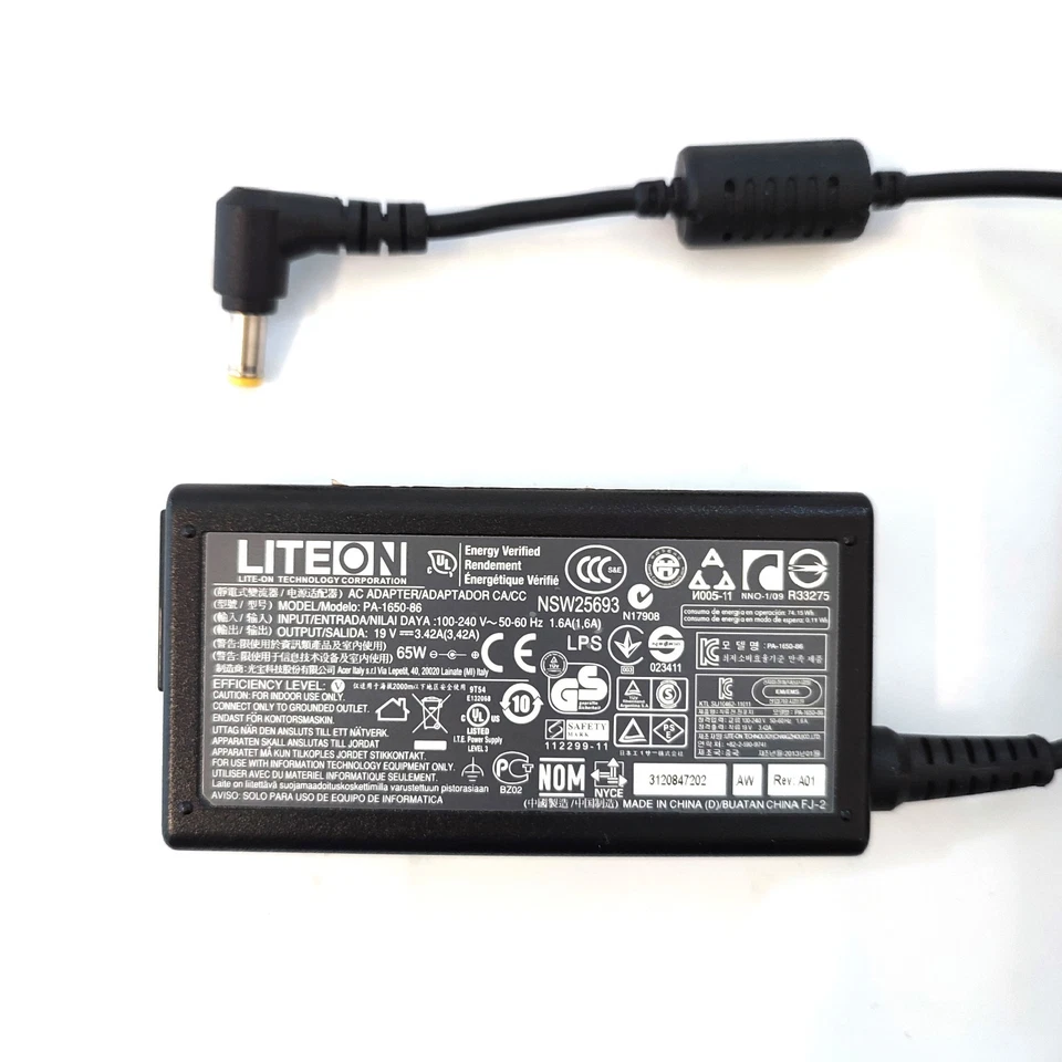 Adapter LITEON 19v/65w/3.42A 5.5*1.7 - Bild 1 von 3
