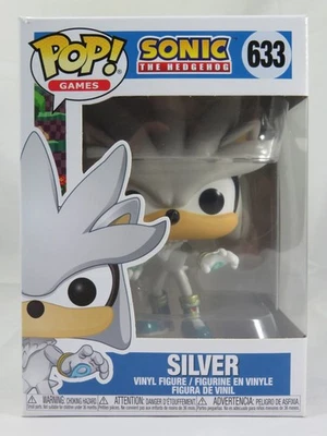 Games Funko Pop - Silver - Sonic the Hedgehog - No. 633 - Free Protector - Image 1 of 4