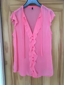Benetton Silk Blouse\Top Size M - Picture 1 of 4