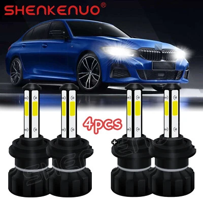 For BMW 325I 325XI 2002-2006 - 4PC 6000k Front LED Headlight Bulbs High-Loq Beam - Image 1 of 4