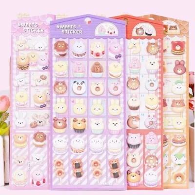 Sweets Sticker - Süße Tiere Süßigkeiten Aufkleber Kawaii Anime Manga 1x NEU - Bild 1 von 4
