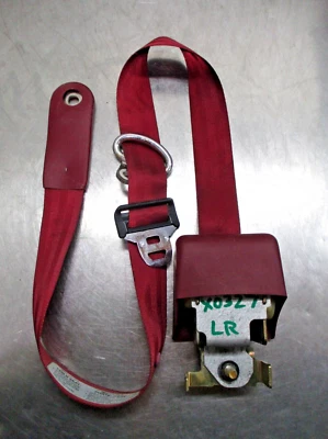1997 FORD F250 PICKUP Rear Driver Side Left Seat Belt OEM RED P/N-F6TZ18611B69D Foto 1 de 4