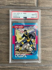 1992 Impel X-Men Series 1 #17 Cyclops PSA 10 Low Pop Rare - Picture 1 of 2