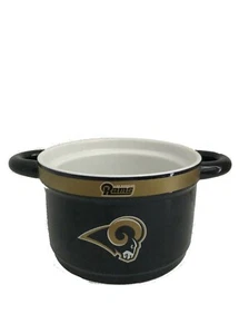 NFL Los Angeles LA Rams BOWL Chili Soup Cereal Candy Dish Tailgate Party 23 oz - Picture 1 of 3