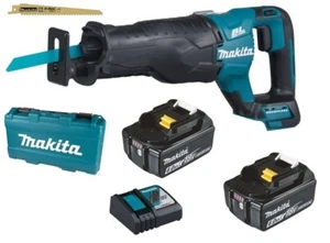 Makita DJR187ZK Akku-Reciprosäge 18V Säbelsäge + 2x Akku 6Ah + Ladegerät + Koff. - Bild 1 von 7