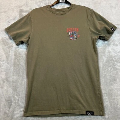 Sullen Art Collective Buckle Tee Shirt Mens Medium Green Hot Cheetah Graphic - Image 1 of 4