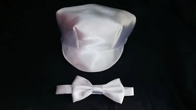  Bebé Niño Bautizo/Bautismo/Gorra de Boda/Sombrero Corbata Conjunto Talla 0-24 M Foto 1 de 4