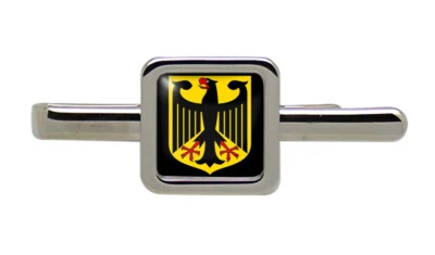 Clip de corbata cuadrado con escudo alemán Foto 1 de 2