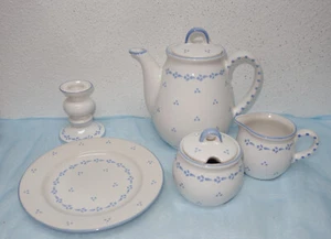 Ceramica palatina decorata a mano, Tegernsee azzurro chiaro - pezzi a scelta - Foto 1 di 11