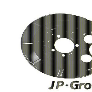 JP GROUP Spritzblech, Bremsscheibe Hinterachse links für OPEL