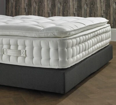 LUXURY ORTHOPAEDIC POCKET 4000 SPRUNG MATTRESS 3FT 4FT6 5FT KING SIZE - Image 1 of 4