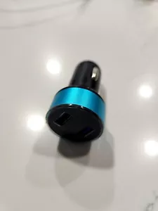 Dual Port USB Car Charger Socket With Digital Voltage - Picture 1 of 2