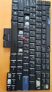 Lenovo ThinkPad 42T3638 Laptop Keyboard with Ribbon Cable. Missing keys - Afbeelding 1 van 2